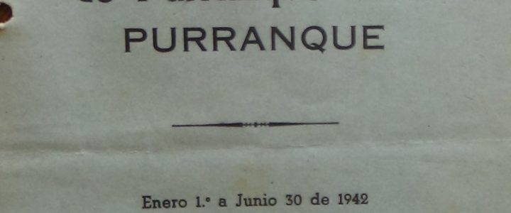 Cooperativa Agrícola Purranque Ltda., 1a. Memoria, enero 1° a junio 30 de 1942, Imprenta Central, Osorno, 1942.